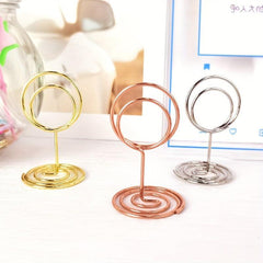 Desktop Memo Holder for Restaurants Banquets Weddings