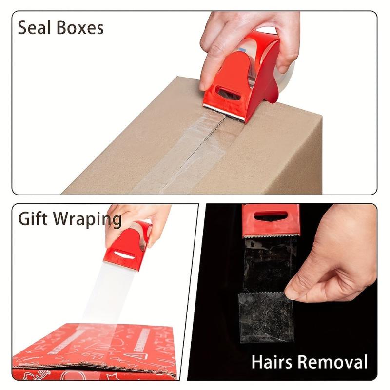 Packing Tape With Dispenser 4 6 Packs No Noise Moving Tape