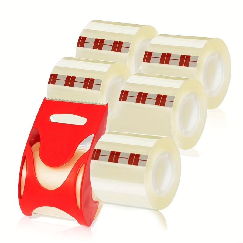 Packing Tape With Dispenser 4 6 Packs No Noise Moving Tape