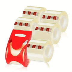 Packing Tape With Dispenser 4 6 Packs No Noise Moving Tape