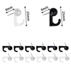 50pcs Mixed Hook Picture Nail Wall Cork Board Press Nail Education Nail