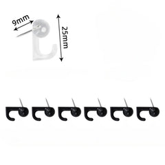 50pcs Mixed Hook Picture Nail Wall Cork Board Press Nail Education Nail