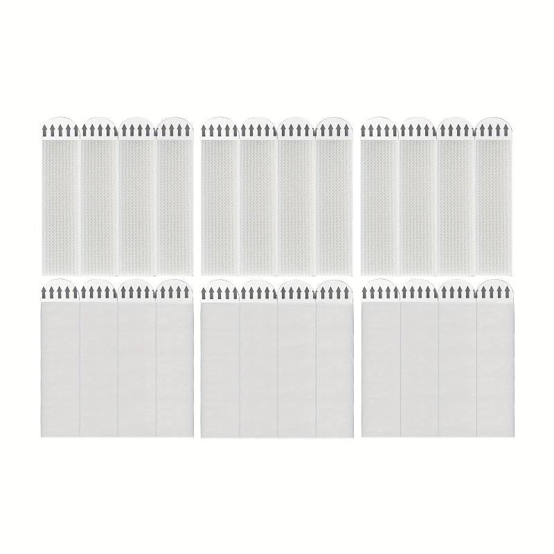 12 Pairs Picture Hanging Strips Large Adhesive Hook And Loop Tape