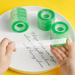 10 Rolls Invisible Stationery Tape Office Student Transparent Small Tape