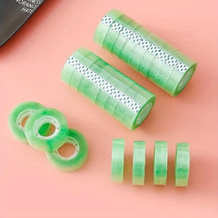 10 Rolls Invisible Stationery Tape Office Student Transparent Small Tape