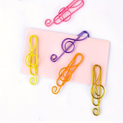 Random Note Paper Clips Bookmark Storage Box, Set of 20