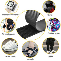 1pc Hook And Loop Tape Strips Adhesive Nylon Self Heavy Duty Strips Home Office