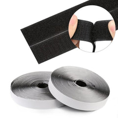 1pc Hook And Loop Tape Strips Adhesive Nylon Self Heavy Duty Strips Home Office