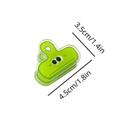 4pcs Cartoon Heartbeat Student Clip Transparent Candy Ticket Clip