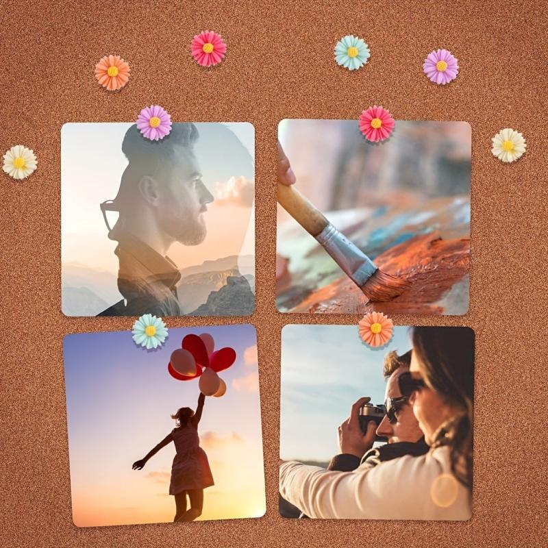 30 Daisy Flower Pins Decorated With Flower Thumbnails