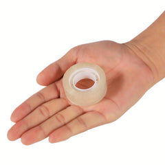 6 Rolls Transparent Tape 18mm x 25M for Packaging