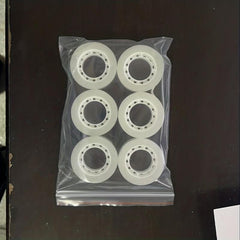 6 Rolls Transparent Tape 18mm x 25M for Packaging