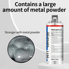 Metal Repair Epoxy Glue - Heat & Water Resistant - Restores & Bonds
