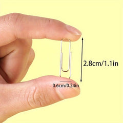200pcs Paper Clips for Organizing Files & Bookmarks