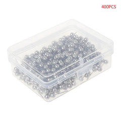 400 Golden Silvery Map Tacks Push Pins Round Plastic Head Steel Point