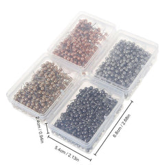 400 Golden Silvery Map Tacks Push Pins Round Plastic Head Steel Point