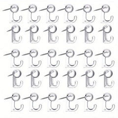 50pcs Push Pin Hooks Plastic Heads Cork Board Hooks Decorative Thumb Tacks Hook
