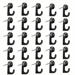 50pcs Push Pin Hooks Plastic Heads Cork Board Hooks Decorative Thumb Tacks Hook
