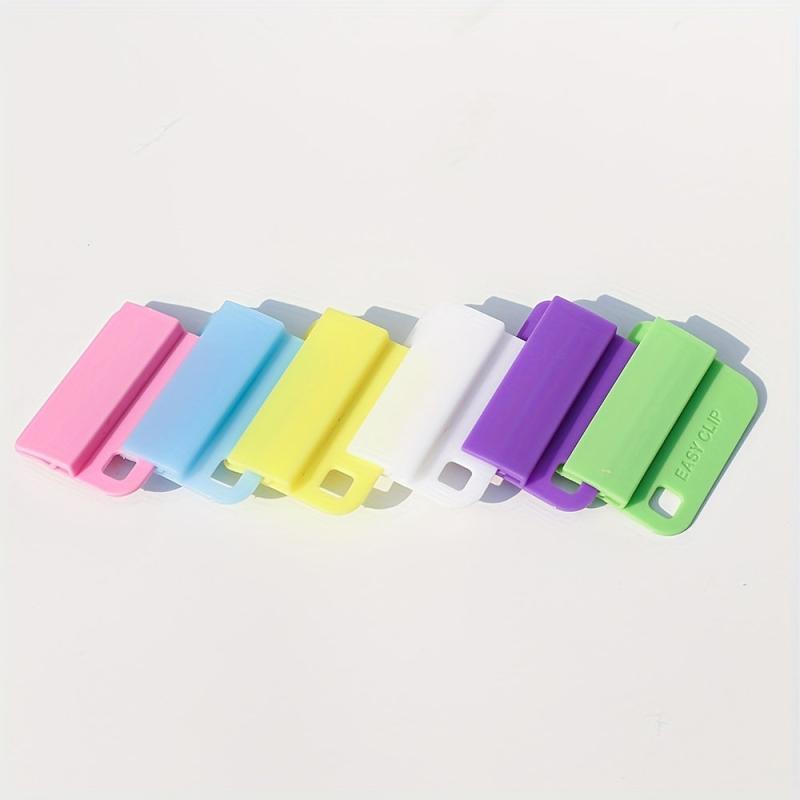 6 Pack Colorful Classification Clips for Organizing Papers