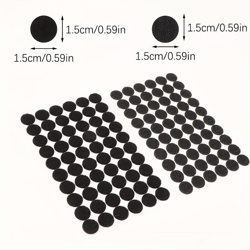 220pcs Self Adhesive Dots 0.59 Inch Hook and Loop Tape Set Waterproof