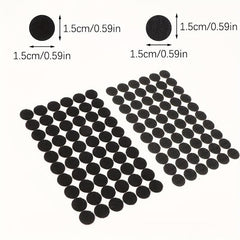 220pcs Self Adhesive Dots 0.59 Inch Hook and Loop Tape Set Waterproof