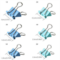 Comix Dovetail Clip Long Tail Clip Office Paper Clip Ticket Clip Colorful Clip