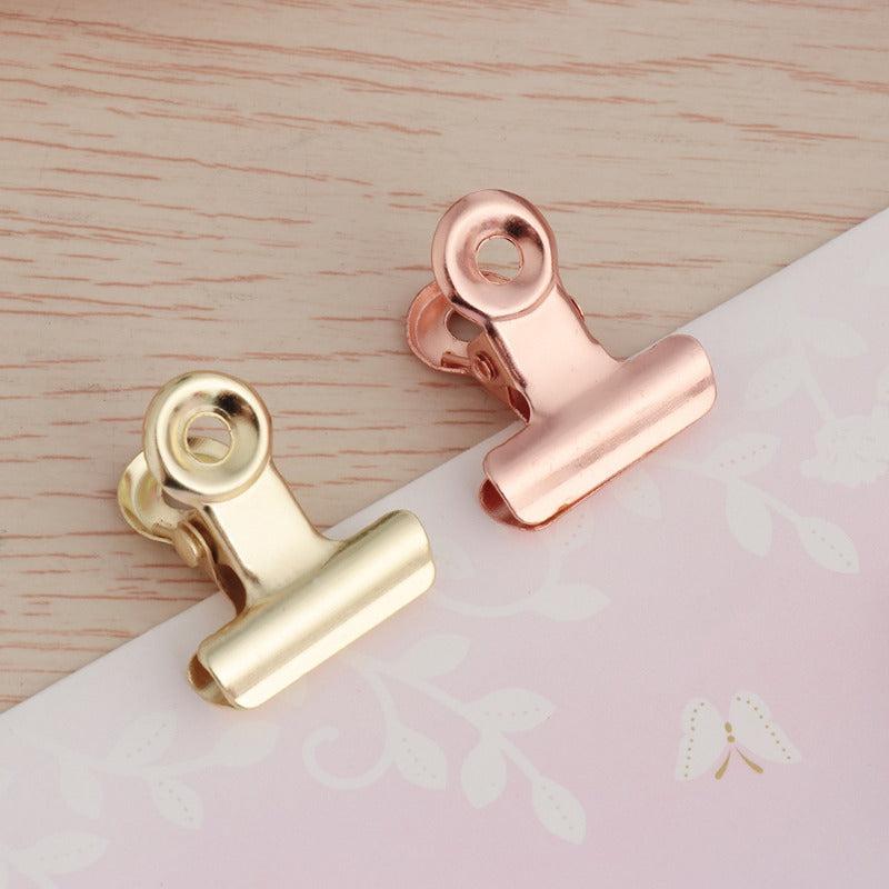20pcs Kitchen Food Sealing Bag Clips Stainless Steel Photo File Clamps