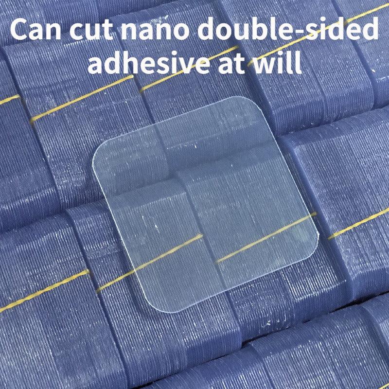30/50pcs 0.8MM Double-sided Adhesive Square Tapes Nano High Viscosity