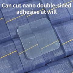 30/50pcs 0.8MM Double-sided Adhesive Square Tapes Nano High Viscosity