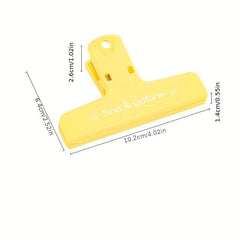 2pcs Magnetic Plastic Folder Binder Clip