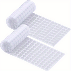 1200pcs Hook & Loop Dots 10mm Nylon Tape Home Office Classroom
