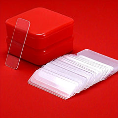 2pcs Transparent Double sided Adhesive Waterproof No Residual Adhesive