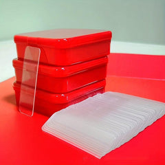 2pcs Transparent Double sided Adhesive Waterproof No Residual Adhesive