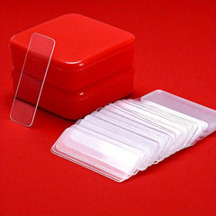 2pcs Transparent Double sided Adhesive Waterproof No Residual Adhesive