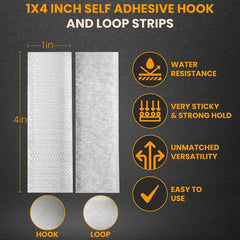 Heavy Duty Self Adhesive Strips 24 Pairs Set 2 54x10 16 Cm