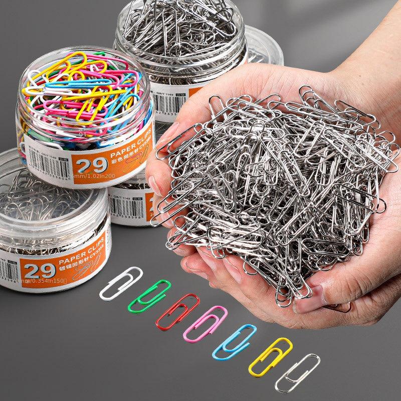 Tube Silver Paper Clip Pins Rustproof Metal Crank Pins