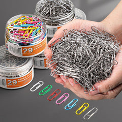 Tube Silver Paper Clip Pins Rustproof Metal Crank Pins