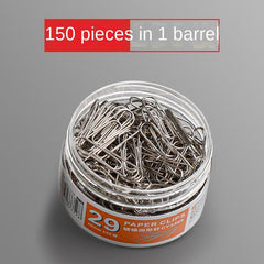 Tube Silver Paper Clip Pins Rustproof Metal Crank Pins