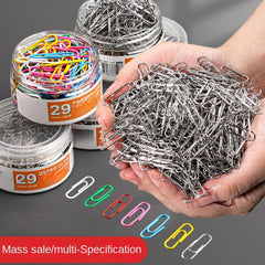 Tube Silver Paper Clip Pins Rustproof Metal Crank Pins