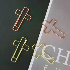 20 Cross Shaped Paper Clips Fun Office Supplies For School