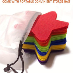18pcs Carpet Markers Spot Markers Floor Spots Markers 4 Inches