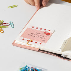 100pcs Colourful Paper Clips Mix