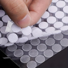 500pcs Waterproof Double Sided Tape Self Adhesive Round Coin Transparent
