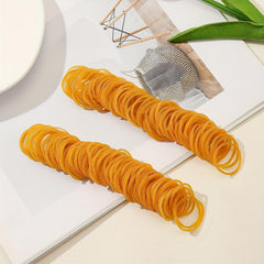 Natural Rubber Bands With Latex for Women, 2400pcs Mixed Sizes