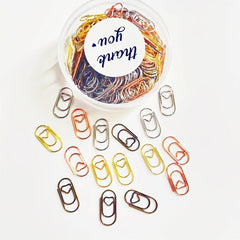 150pcs Mini Heart Rose Clip Metal Paper Clips 2.03cm