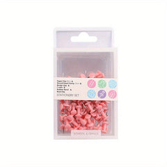 70 Colored Thumbtack Push Pins