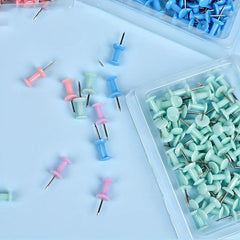 70 Colored Thumbtack Push Pins