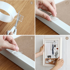 Nano Tape Transparent Reusable Waterproof Adhesive 1m