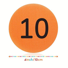 30pcs 10 Number Magic Carpet Dots Multicolor Spots Classroom Teachers Preschool