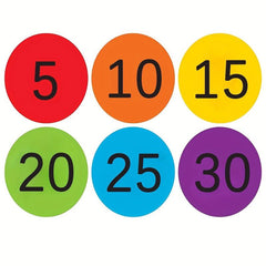 30pcs 10 Number Magic Carpet Dots Multicolor Spots Classroom Teachers Preschool